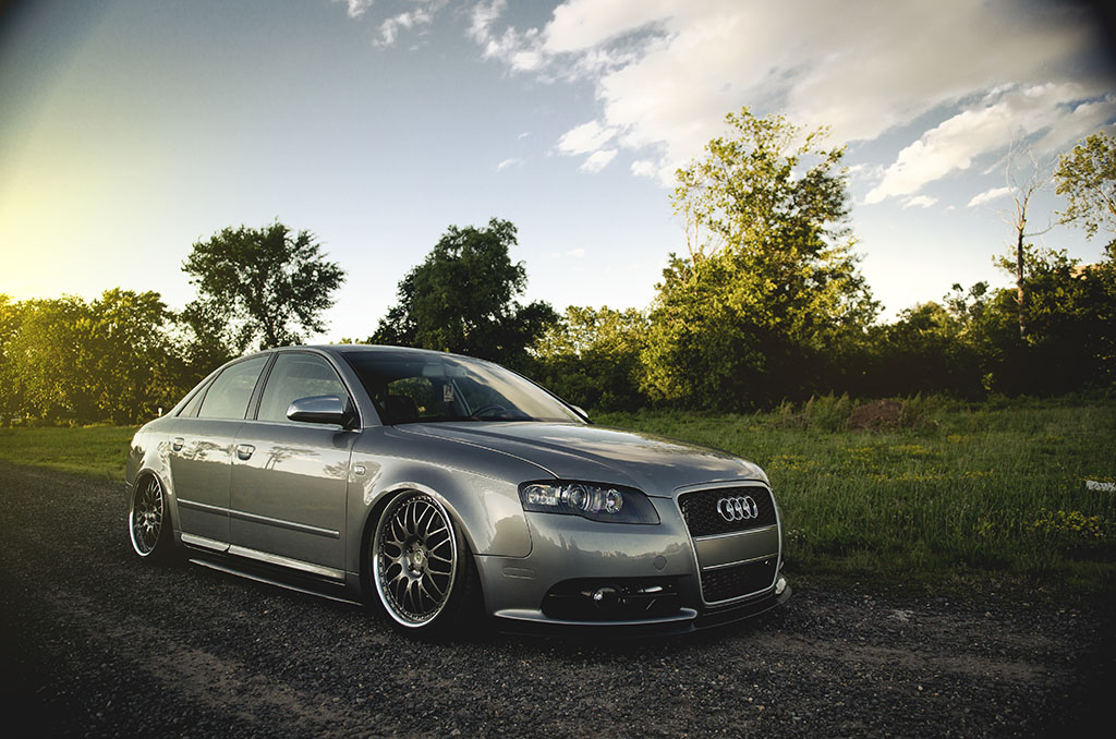 Audi S4 B6 Avant on S-Line wheels - Low